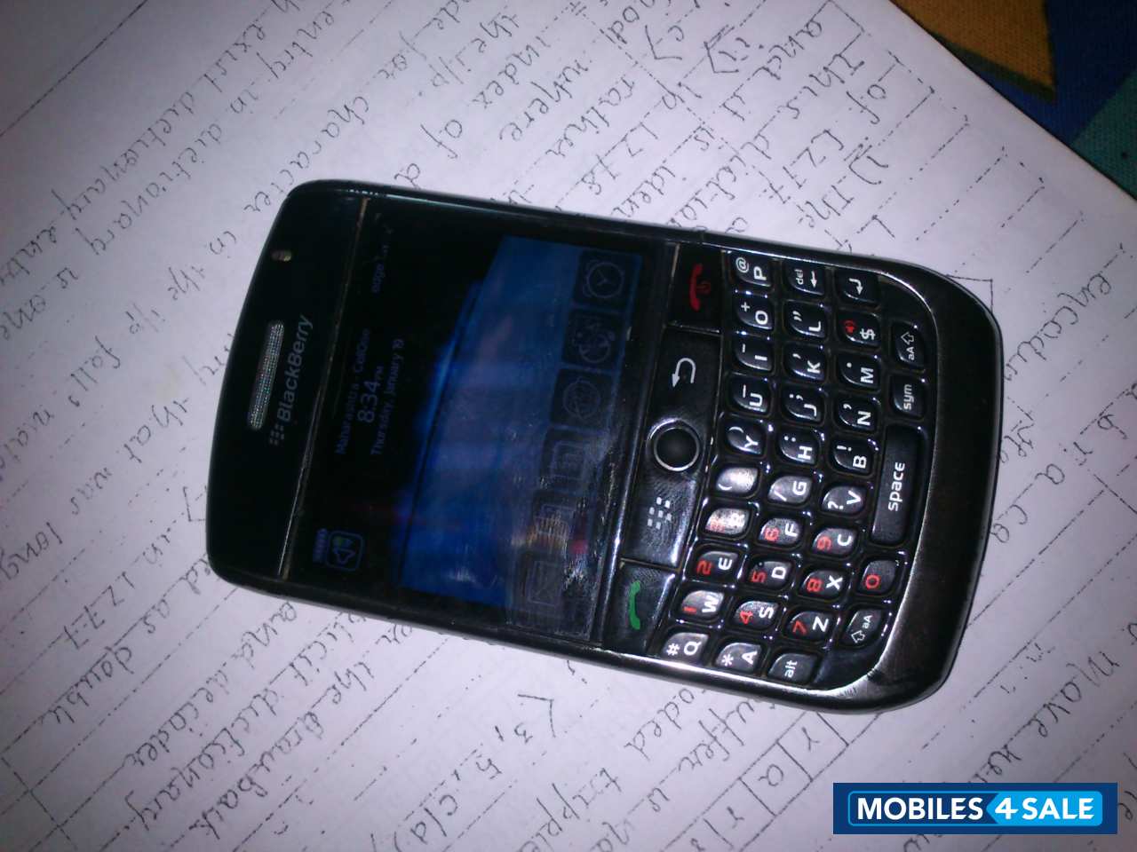 Black BlackBerry Curve 8900