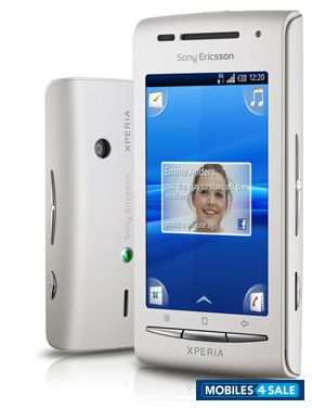 White Sony Ericsson Xperia x8