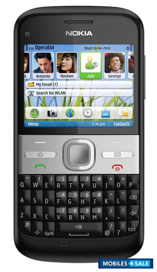 Black Nokia E5-00