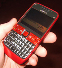 Red Nokia E63