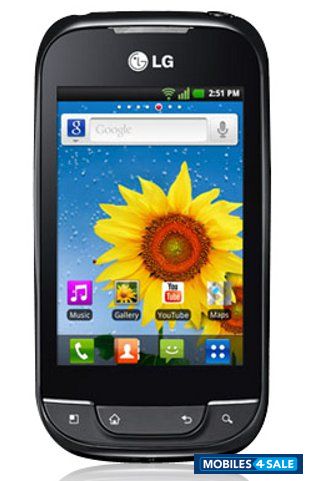 Black LG  LG Optimus Net p690