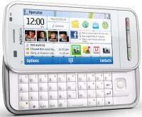 White Nokia  C6