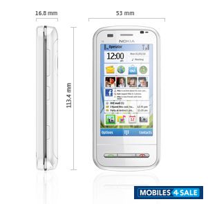 White Nokia  C6