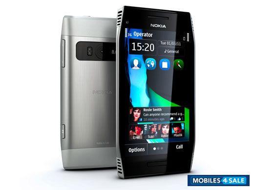 Silver Nokia X7-00