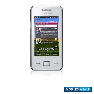 White Samsung  star 2 gt-5263