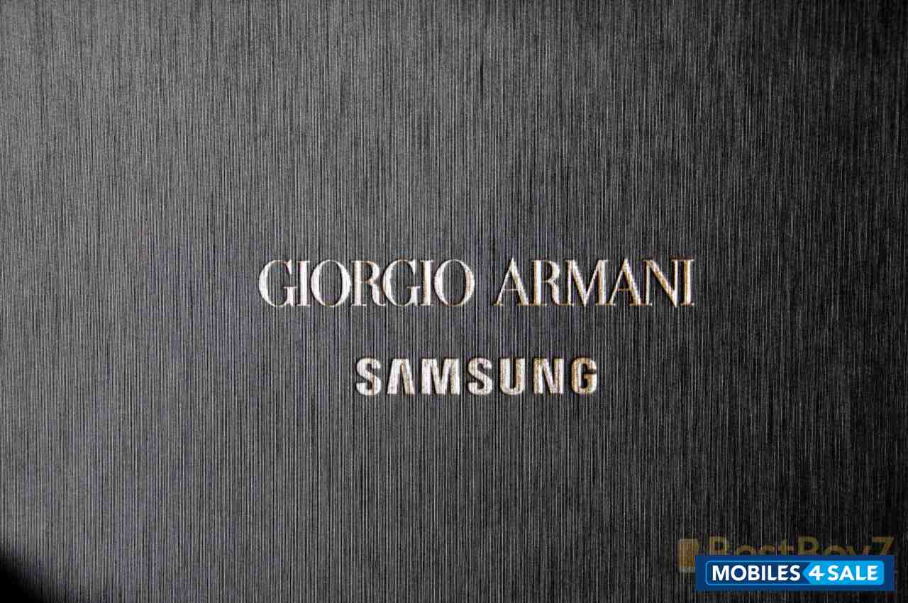 Black Samsung Galaxy Giorgio Armani