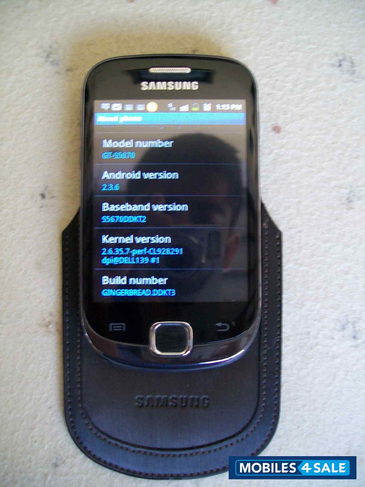 Grey Black Samsung Galaxy Fit