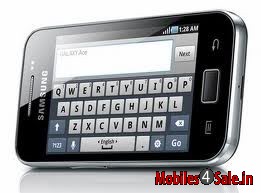 Black Samsung Galaxy Ace