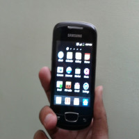 Black With Grey On Sides Samsung Galaxy Pop