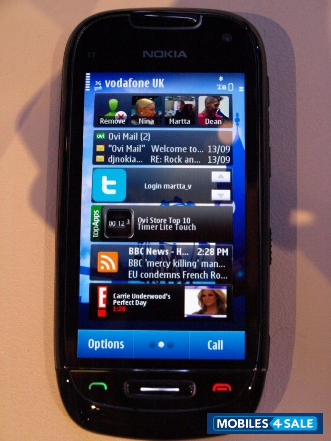 Charcoal Black Nokia C7