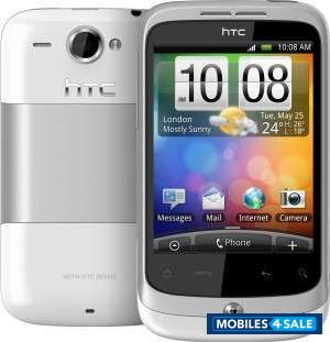 White HTC Wildfire