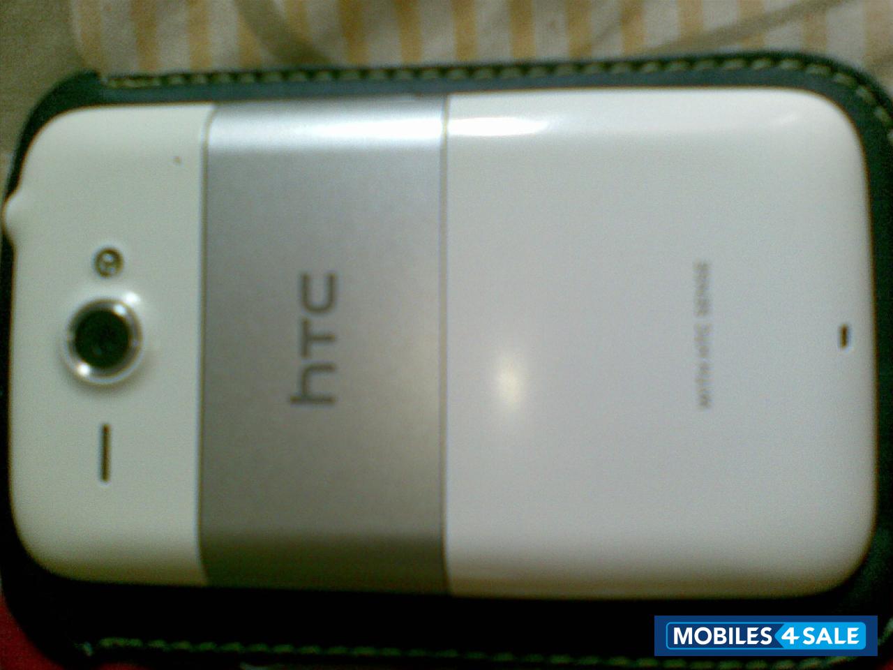 White And Silver HTC  Chacha