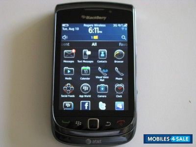 Black BlackBerry Torch 9800