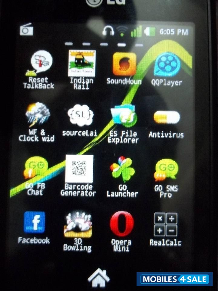 Black LG Optimus