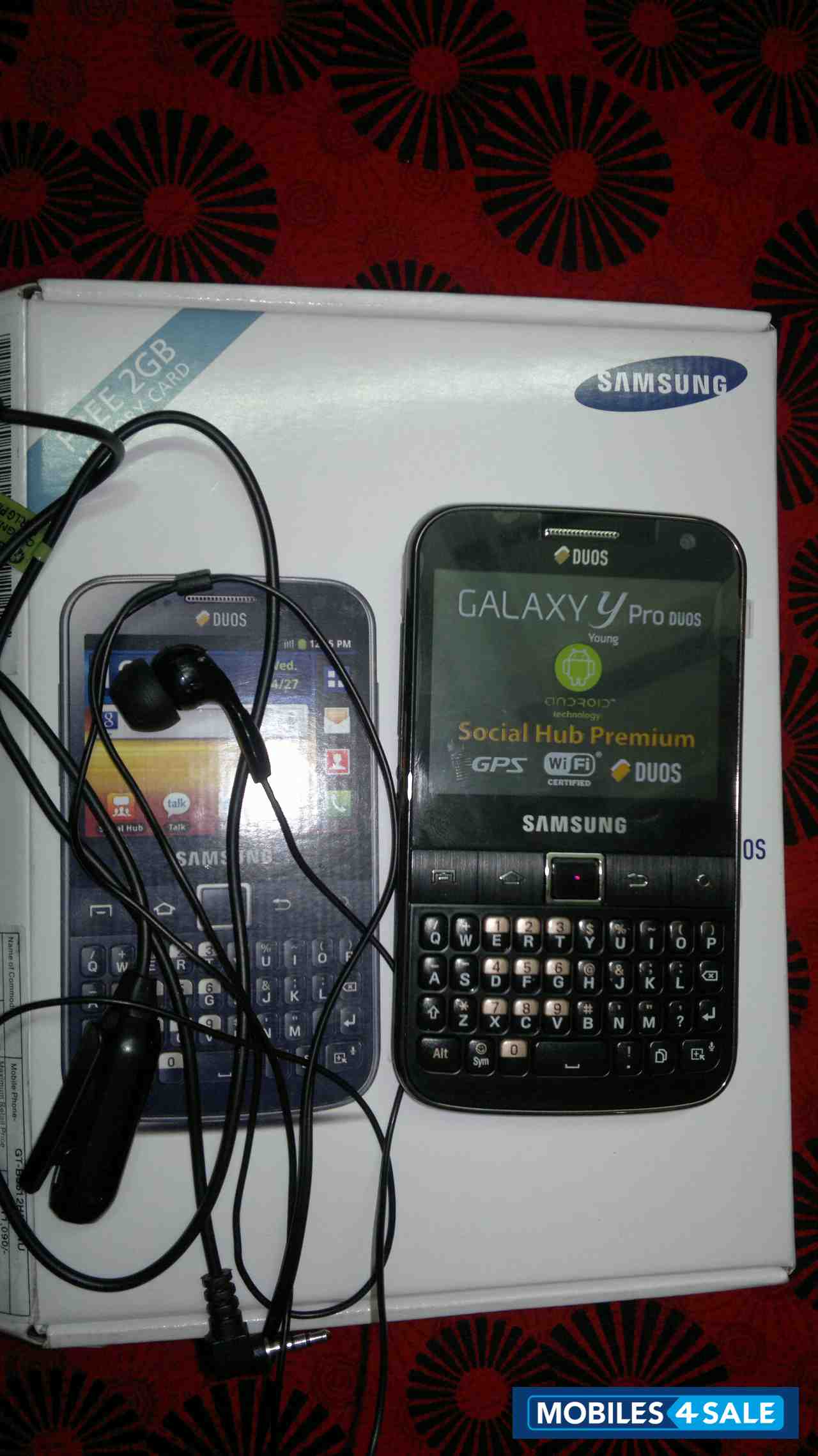 Black Samsung Galaxy Y