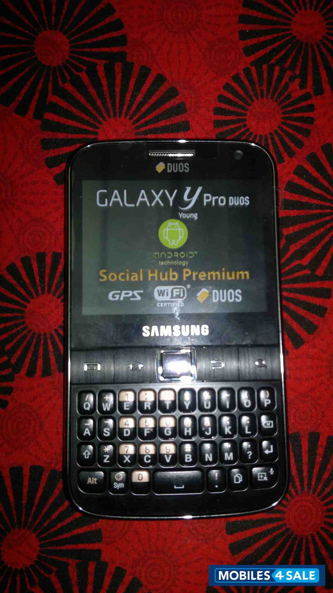 Black Samsung Galaxy Y