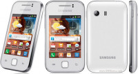 White Samsung Galaxy Y