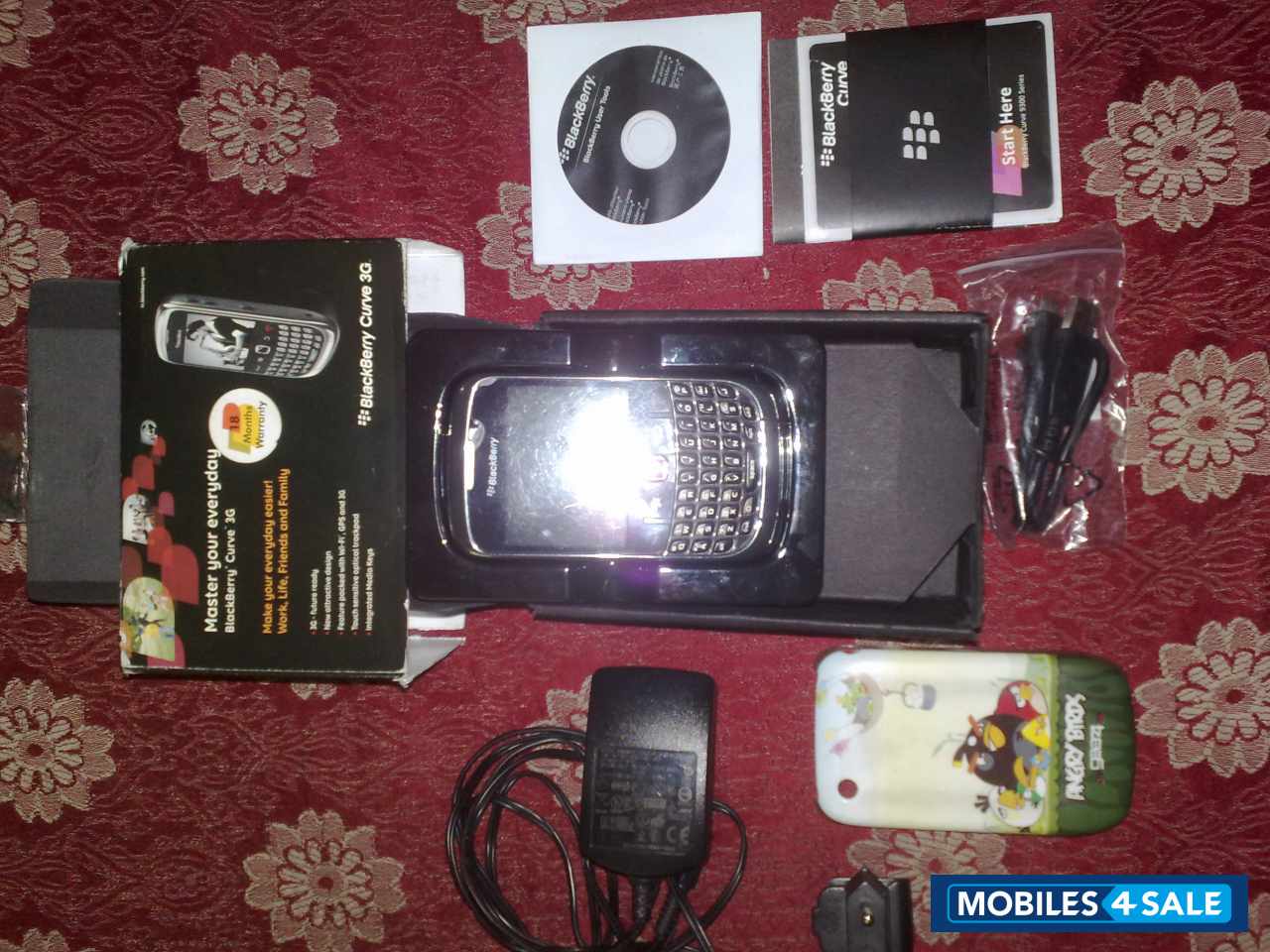 Black BlackBerry Curve 9300