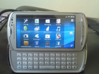 Silver Sony Ericsson Xperia pro