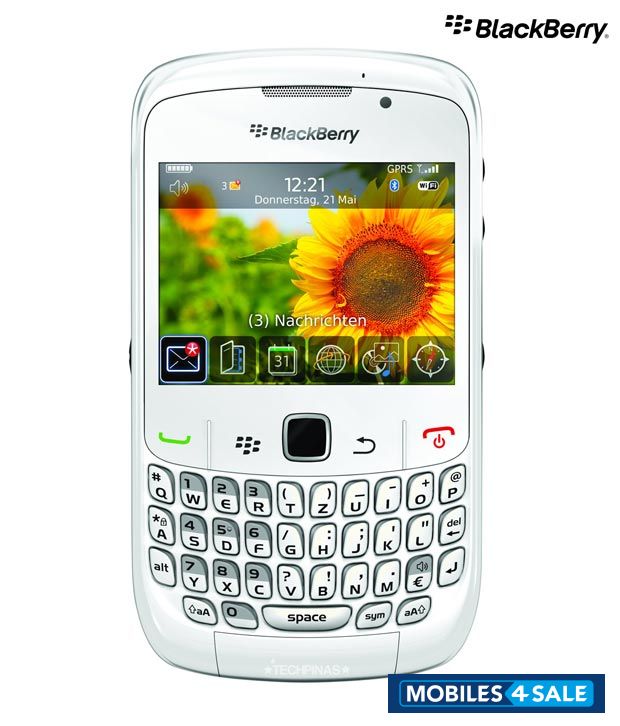 White BlackBerry Curve 8520