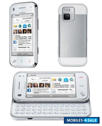 White Nokia N97 Mini