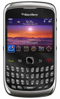 Black BlackBerry Curve 9300