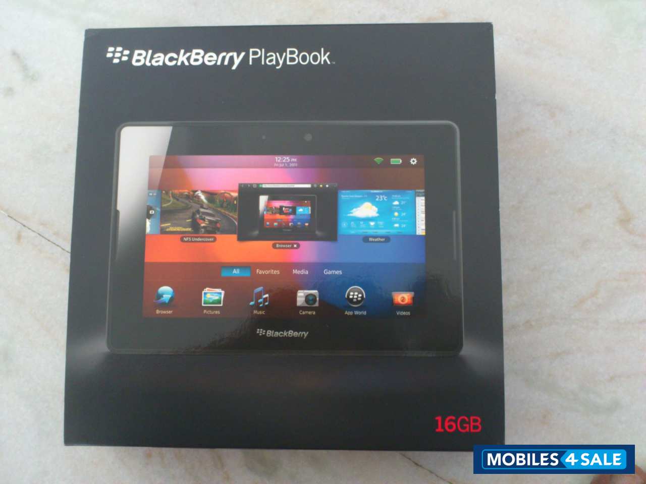 Black BlackBerry Playbook