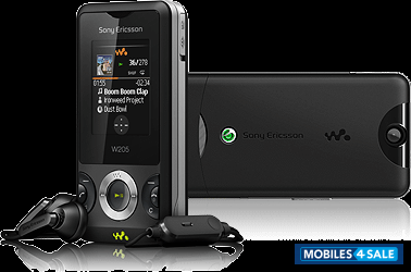 Black-silver Sony Ericsson W205