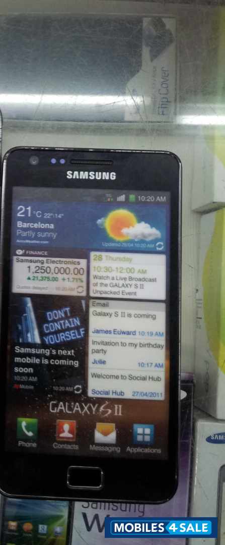 Black Samsung Galaxy Galaxy S2