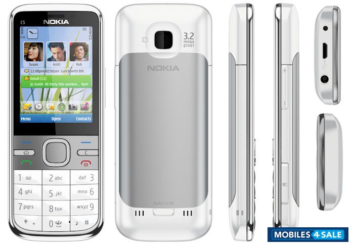 White Nokia C5