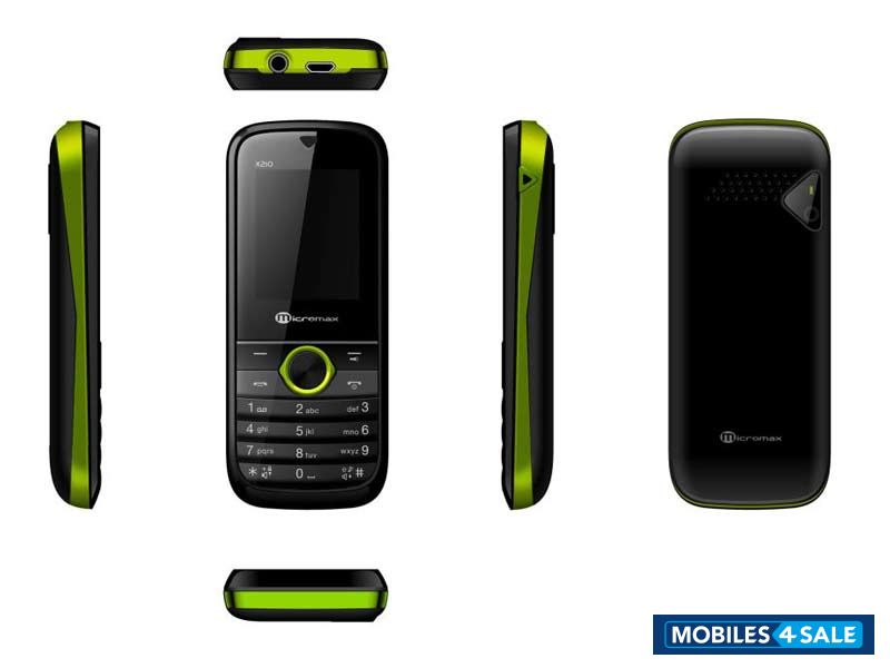 Green Black Micromax  x210