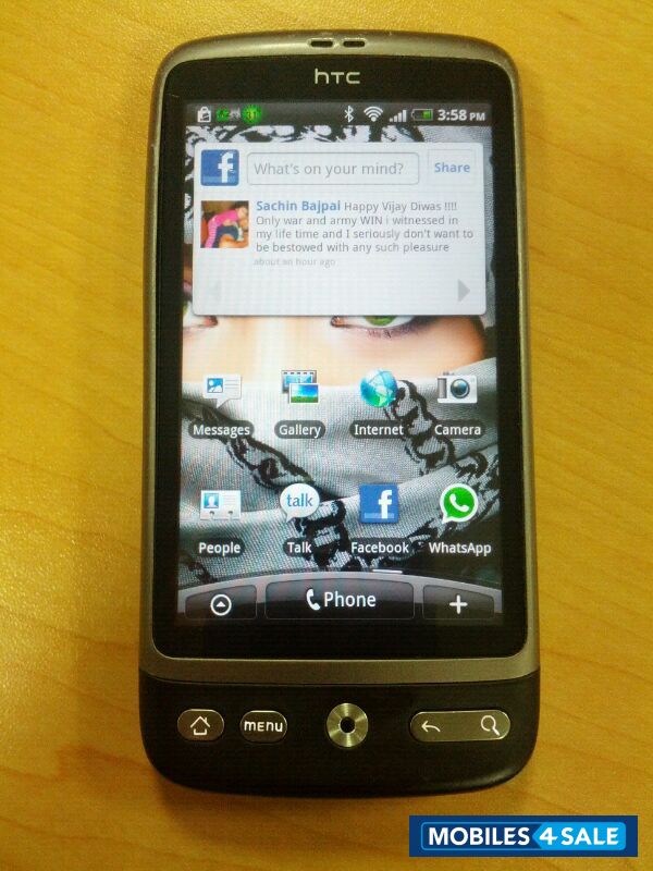 Black HTC Desire