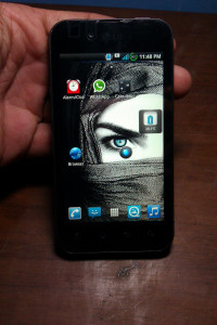 Black LG Optimus