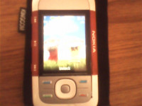 Red And White Nokia XpressMusic 5300