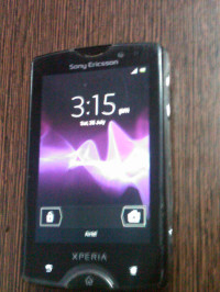 Black Sony Ericsson Xperia X10