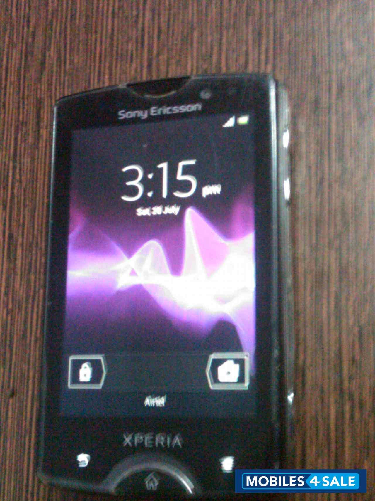 Black Sony Ericsson Xperia X10