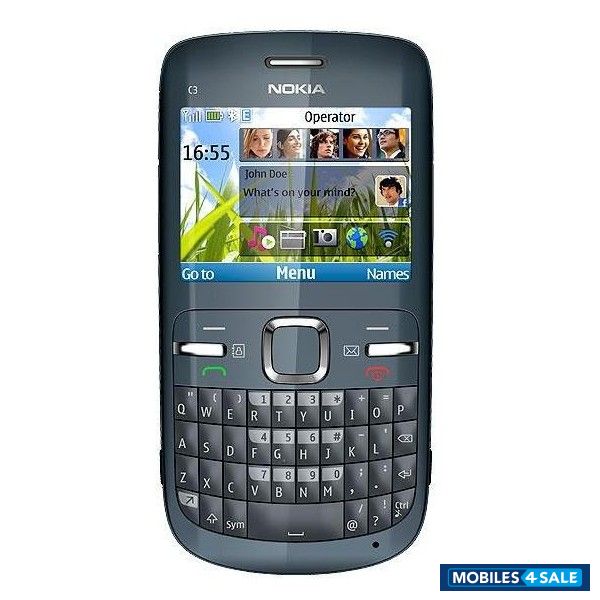 Black-gray Nokia C3