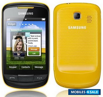 Black And Yellow Samsung  gt-s3850