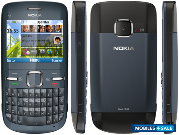 Blue Nokia C3