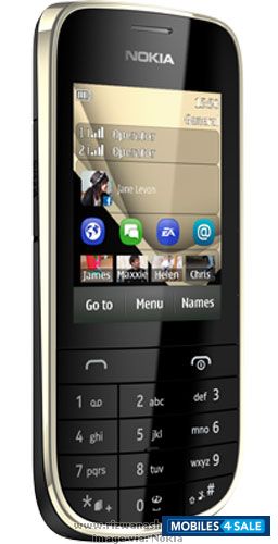 Black Nokia Asha 202