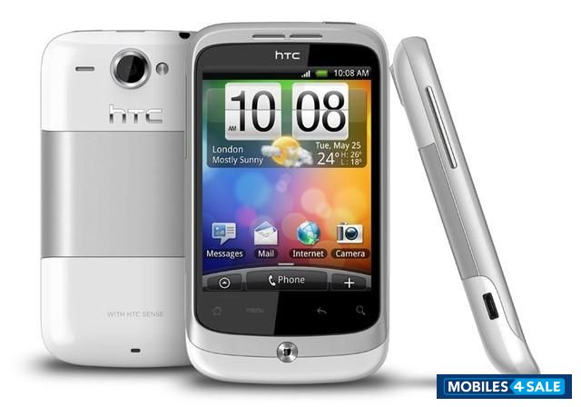 White HTC Wildfire