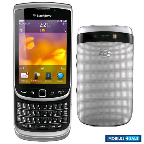 Silver/black BlackBerry  Torch 2 9810