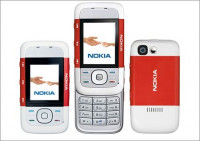 Red And White Nokia XpressMusic 5300