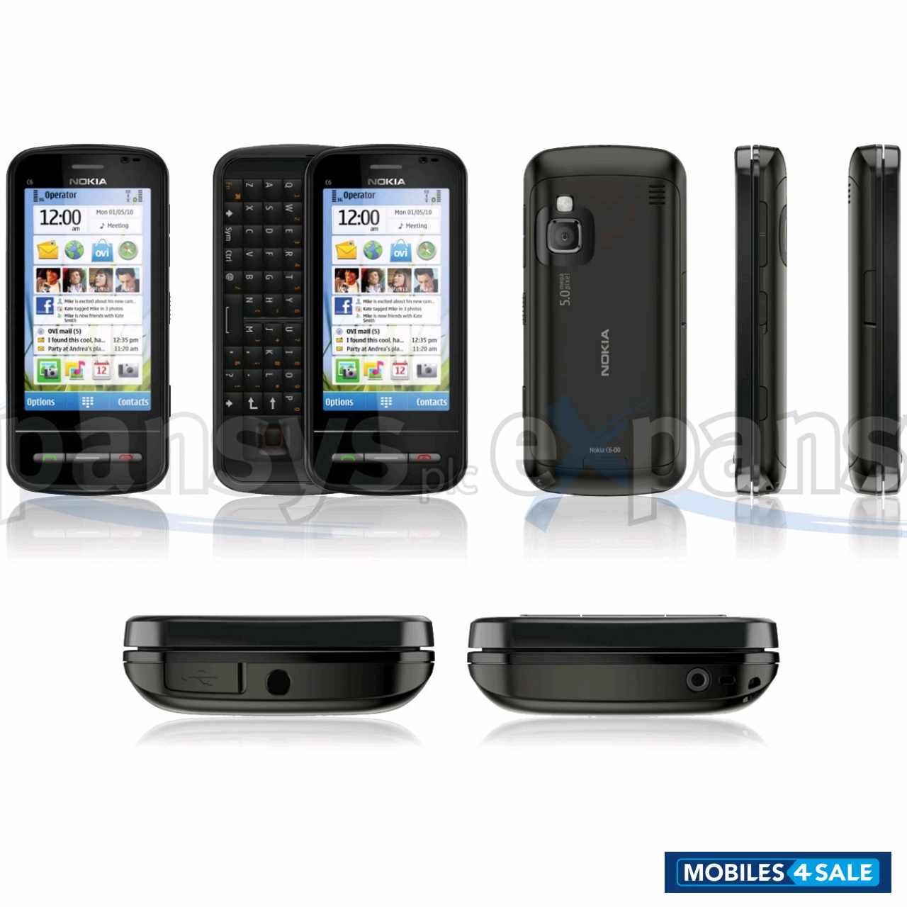 Black Nokia C6