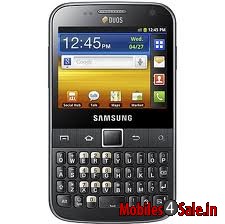 Black Samsung Galaxy Y Pro Duos B5512