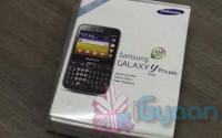 Black Samsung Galaxy Y Pro Duos B5512