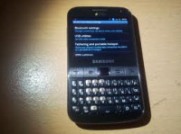 Black Samsung Galaxy Y Pro Duos B5512