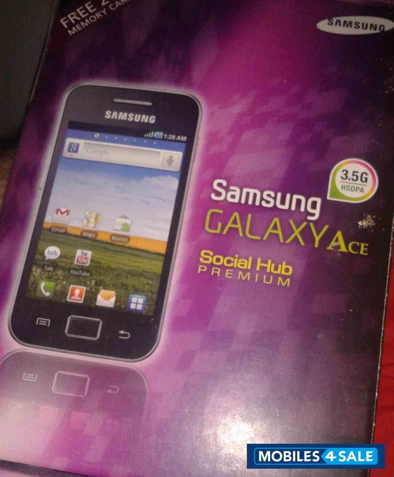 Black Samsung Galaxy Ace