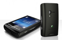 Black Sony Ericsson Xperia mini