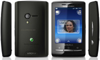 Black Sony Ericsson Xperia mini